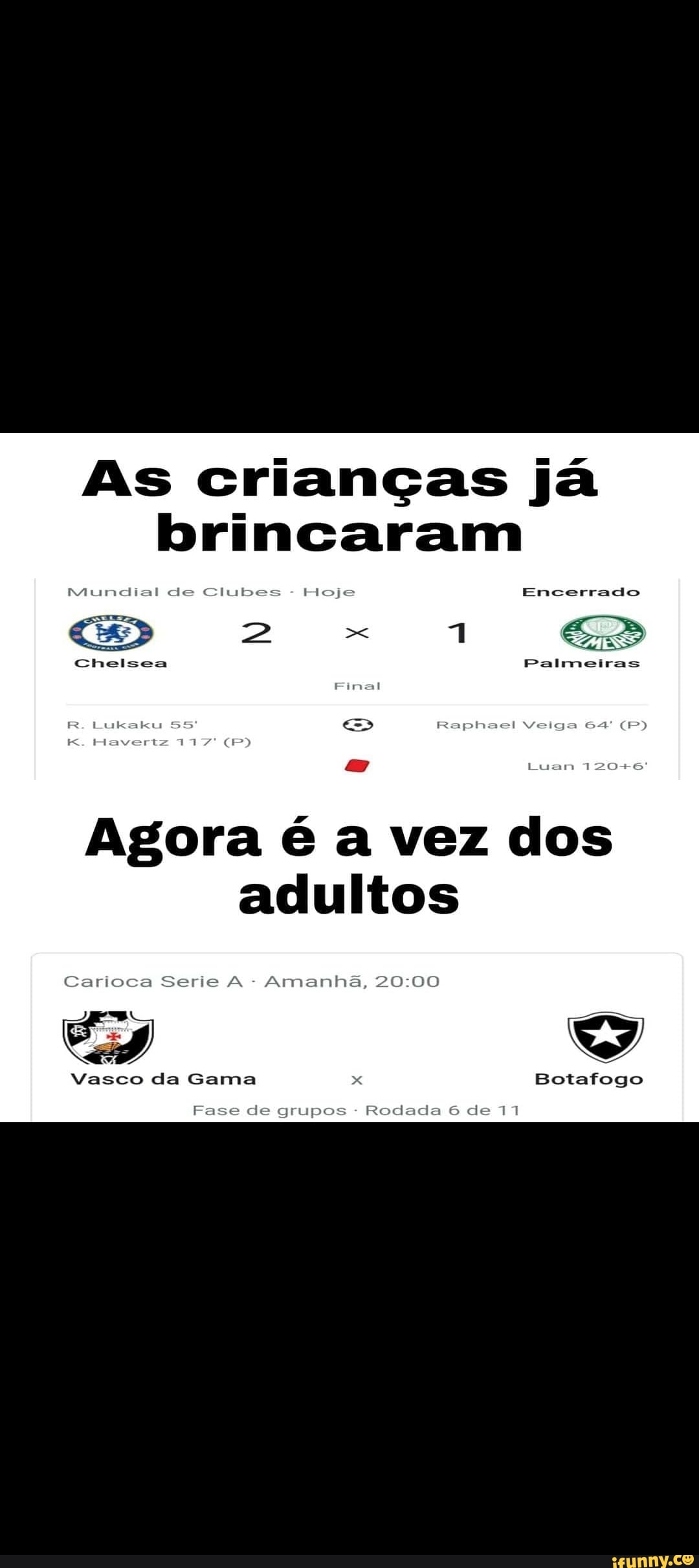 As Crian As J Brincaram Mundial De Clubes Encerrado Palmeiras Veiga P