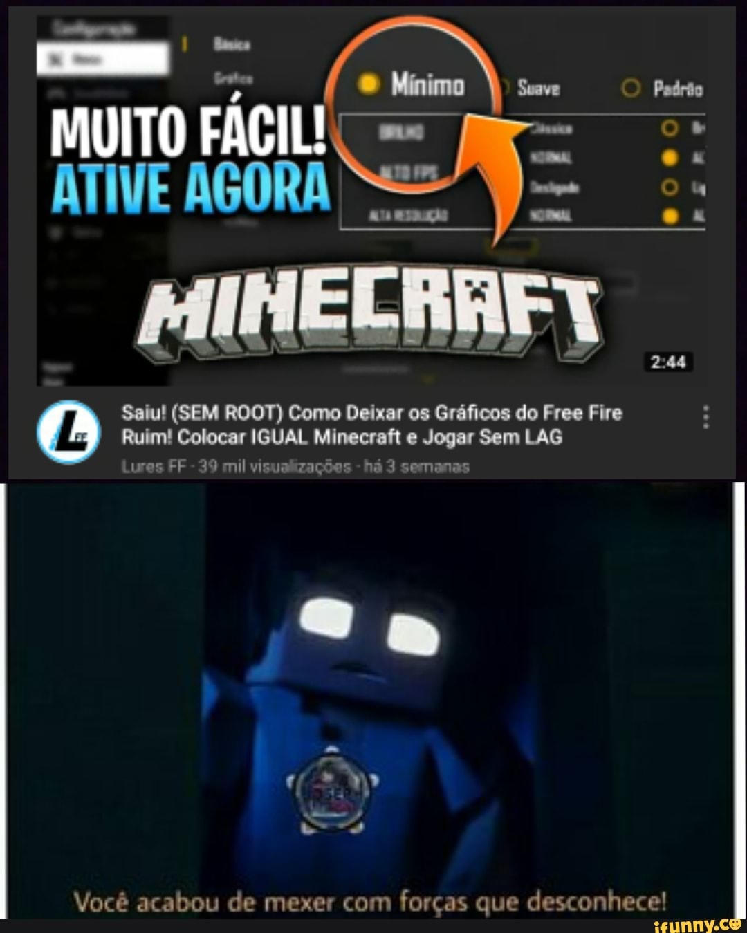 Muito F Cil Minecrafy Saiu Sem Root Como Deixar Os Gr Ficos Do Free Fire Ruim Colocar Igual