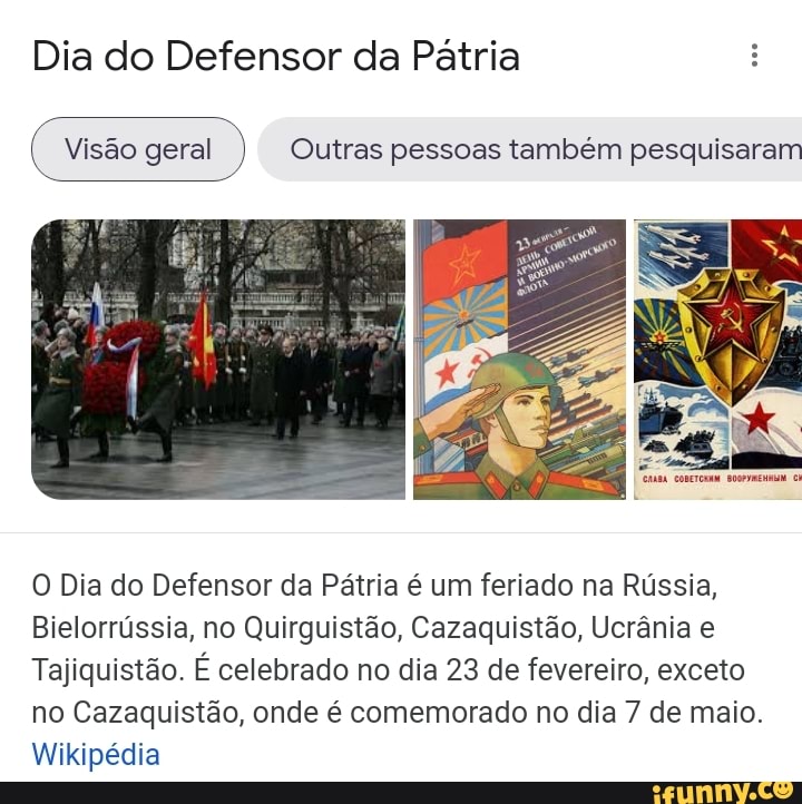 Dia do Defensor da Pátria Visão geral Outras pessoas também pesquisaram